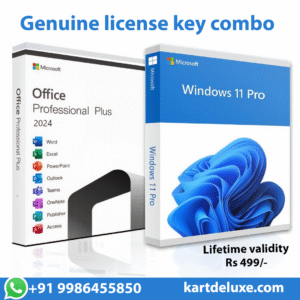 Windows 11Pro and MSoffice 2024 proffessional plus combo-Lifetime validity (Genuine key)